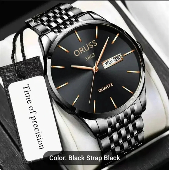 Fashion Men's Watch Business Casual Calendar Waterproof Watch..NWT..we bundle.. - Picture 2 of 2